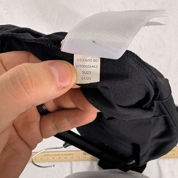 Athleta Black Jogger Nylon Zipper Pocket Jogger Pants Size 10 - Picture 13 of 13